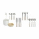Set de Cubiertos Kinvara HQ223H10 Beige Acero Inoxidable (8 Unidades)