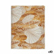 Mantel Kinvara ANCARA-21520-ORO Dorado Loneta 140 x 180 cm Antimanchas Hojas (10 Unidades)
