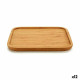 Bandeja de Aperitivos Kinvara JWHW-3710-1 Marrón Cuadrada 25 x 1,5 x 25 cm (12 Unidades)
