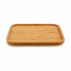 Bandeja de Aperitivos Kinvara JWHW-3710-1 Marrón Cuadrada 25 x 1,5 x 25 cm (12 Unidades)