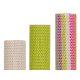 Salvamantel Kinvara TSL-2204F Marrón Verde Multicolor 45 x 30 x 0,1 cm Rayas (36 Unidades)