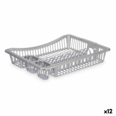 Escurridor para Fregadero Kinvara YMA04 1095 01 Plateado 46 x 8 x 36 cm (12 Unidades)
