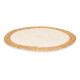 Table Mat Kinvara TS23885-W White Cotton Marine algae 35 x 0,6 x 35 cm (24 Units)