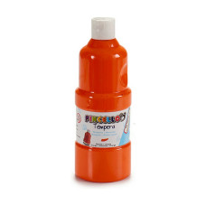 Témperas Naranja 400 ml (6 Unidades)