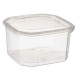 Rectangular Lunchbox with Lid Leknes BS750ROI Transparent polypropylene 750 ml 12,8 x 7,5 x 13,5 cm (24 Units)