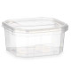 Fiambrera Rectangular con Tapa Leknes BS370ROI Transparente Polipropileno 370 ml 10,7 x 5,5 x 11,7 cm (24 Unidades)