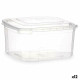 Fiambrera Rectangular con Tapa Leknes BS1000ROI Transparente Polipropileno 1 L 14,1 x 8 x 15,5 cm (12 Unidades)