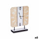 Reloj de Mesa Blanco Metal Madera MDF 22 x 28 x 7 cm (6 Unidades)