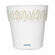 Self-watering flowerpot Stefanplast Gaia White Plastic 19 x 19 x 19 cm (12 Units)