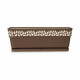 Jardinera Autorriego Stefanplast Cloe Marrón Plástico 49,5 x 17 x 19 cm (12 Unidades)