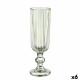 Copa de champán Vivalto OCT-DK80006C Verde Vidrio 160 ml Rayas (6 Unidades)