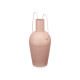 Vase With handles Sand Steel 24 x 45 x 18 cm (4 Units)