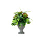 Decorative Plant Ibergarden XD19-1370 Plastic Wineglass 25 x 36 x 25 cm (4 Units)