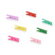 Pinzas Pincello 396 Multicolor Madera Pequeño (24 Unidades)