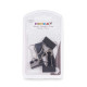 Clamps Pincello 391 Black Metal Clip Medium (24 Units)