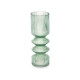 Jarrón Rayas Verde Cristal 8 x 23 x 8 cm (8 Unidades)