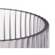 Jarrón Rayas Gris Cristal 8 x 23 x 8 cm (8 Unidades)