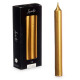 Set de Velas Acorde 126-D-AR Dorado 2 x 2 x 20 cm (12 Unidades)