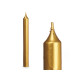 Set de Velas Acorde 126-D-AR Dorado 2 x 2 x 20 cm (12 Unidades)