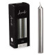 Set de Velas Acorde 123-E-AR Plateado 2 x 2 x 15 cm (12 Unidades)