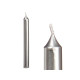Set de Velas Acorde 123-E-AR Plateado 2 x 2 x 15 cm (12 Unidades)