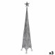 Árbol de Navidad Estrella Torre Plateado Metal Plástico 42 x 218 x 42 cm (3 Unidades)