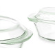 Cacerolas Vivalto CA1-15-S3 Transparente Vidrio de Borosilicato 700 ml 1 L 1,5 L Set (4 Unidades)