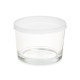 Lunch box Vivalto OCT-W37403-DISPLAY Transparent Glass polypropylene 200 ml (24 Units)