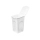 Laundry basket Stefanplast White Plastic 50 L 37 x 56 x 39 cm (6 Units)