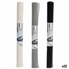 Alfombrilla Antideslizante Kinvara SJ-A101-3 Blanco Negro Gris Goma 45 x 0,1 x 100 cm (12 Unidades)