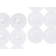Alfombrilla Antideslizante para Ducha Berilo BM630 - 302 Blanco PVC 68 x 36 x 1 cm 68 x 1 x 36 cm (6 Unidades)