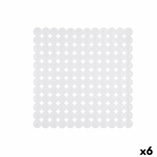 Alfombrilla Antideslizante para Ducha Berilo CN-BM630 - 306 Blanco PVC 68 x 36 x 1 cm (6 Unidades)