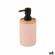 Dispensador de Jabón Berilo B5456BC-1 - 448 Rosa Madera Resina Plástico 9,5 x 18,5 x 7,8 cm (6 Unidades)
