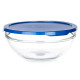 Fiambrera Redonda con Tapa Pasabahce Chefs Azul 1,7 L 20,5 x 9 x 20,5 cm (4 Unidades)