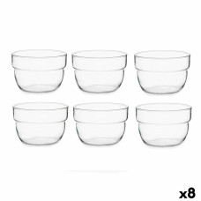Set de Cuencos Pasabahce Motto Transparente Vidrio 200 ml (8 Unidades)