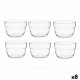 Set de Cuencos Pasabahce Motto Transparente Vidrio 200 ml (8 Unidades)