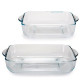 Set de Fuentes de Cocina Pasabahce Borcam Cuadrada (4 Unidades)