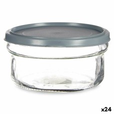 Fiambrera Redonda con Tapa Vivalto 249-3 Gris Plástico 415 ml 12 x 6 x 12 cm (24 Unidades)