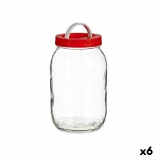 Tarro Vivalto 181 Rojo 2 L Tapa con asa (6 Unidades)