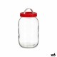 Tarro Vivalto 181 Rojo 2 L Tapa con asa (6 Unidades)