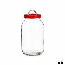 Tarro Vivalto 182 Rojo 3 L Tapa con asa (6 Unidades)