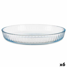 Bandeja para Horno Vivalto 45014 Transparente Vidrio de Borosilicato 31,2 x 5 x 5 cm (6 Unidades)