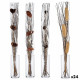 Bouquets 100 cm Grey Natural (24 Units)