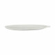 Tray White MDF Wood Leaf of a plant 49 x 2,7 x 17,3 cm Decoration (6 Units)