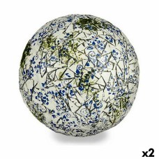 Figura Decorativa para Jardín Ibergarden ZD180106 Poliresina Bola 31,5 x 31,5 x 31,5 cm (2 Unidades)