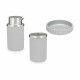 Bath Set Berilo 3318-2 Grey Plastic (12 Units)