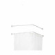 Barra para Cortinas Berilo B0769L Blanco Aluminio 80 cm De ducha (24 Unidades)