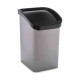 Papelera Berilo D093-2 Gris oscuro Plástico 23 L Basculante (6 Unidades)