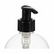 Dispensador de Jabón Berilo SE1205-DOSIFICADOR Negro Transparente Plástico 500 ml 8 x 16,5 x 8 cm (12 Unidades)