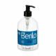 Dispensador de Jabón Berilo SE1205-DOSIFICADOR Negro Transparente Plástico 500 ml 8 x 16,5 x 8 cm (12 Unidades)